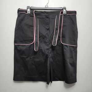 INC stretch women's mini skirt size 12 black new without tags
